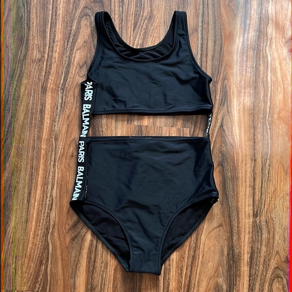 Balmain Monokini W/Logo Band Down The Sides - Picture 3 of 12